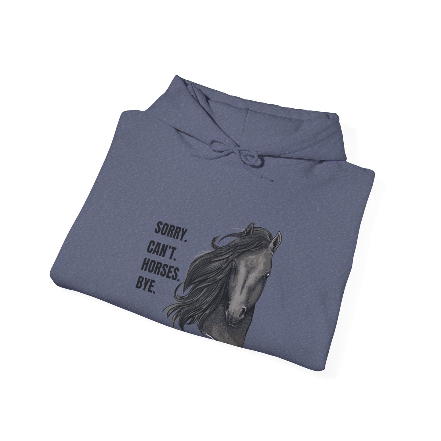 Horse Themed Funny Quote Hoodie