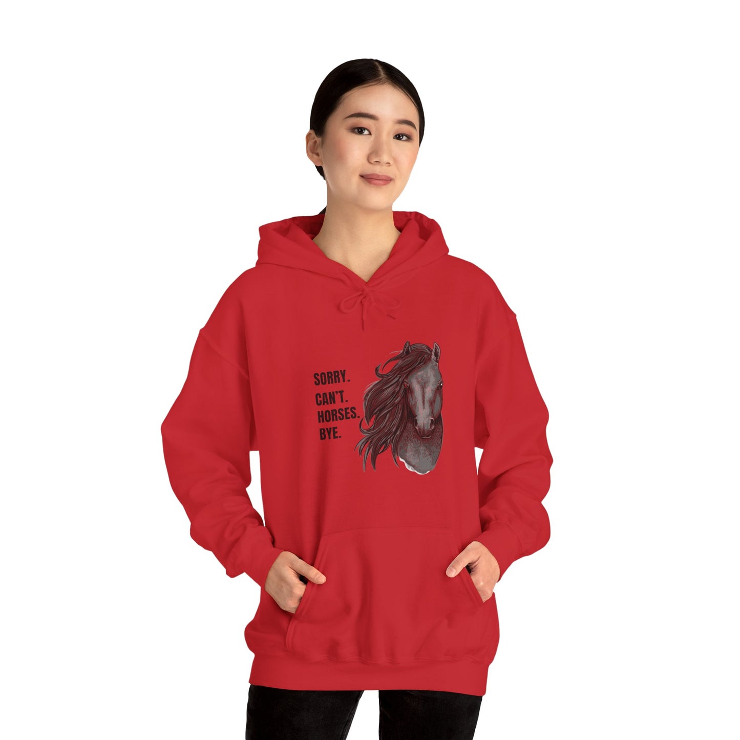 Horse Themed Funny Quote Hoodie