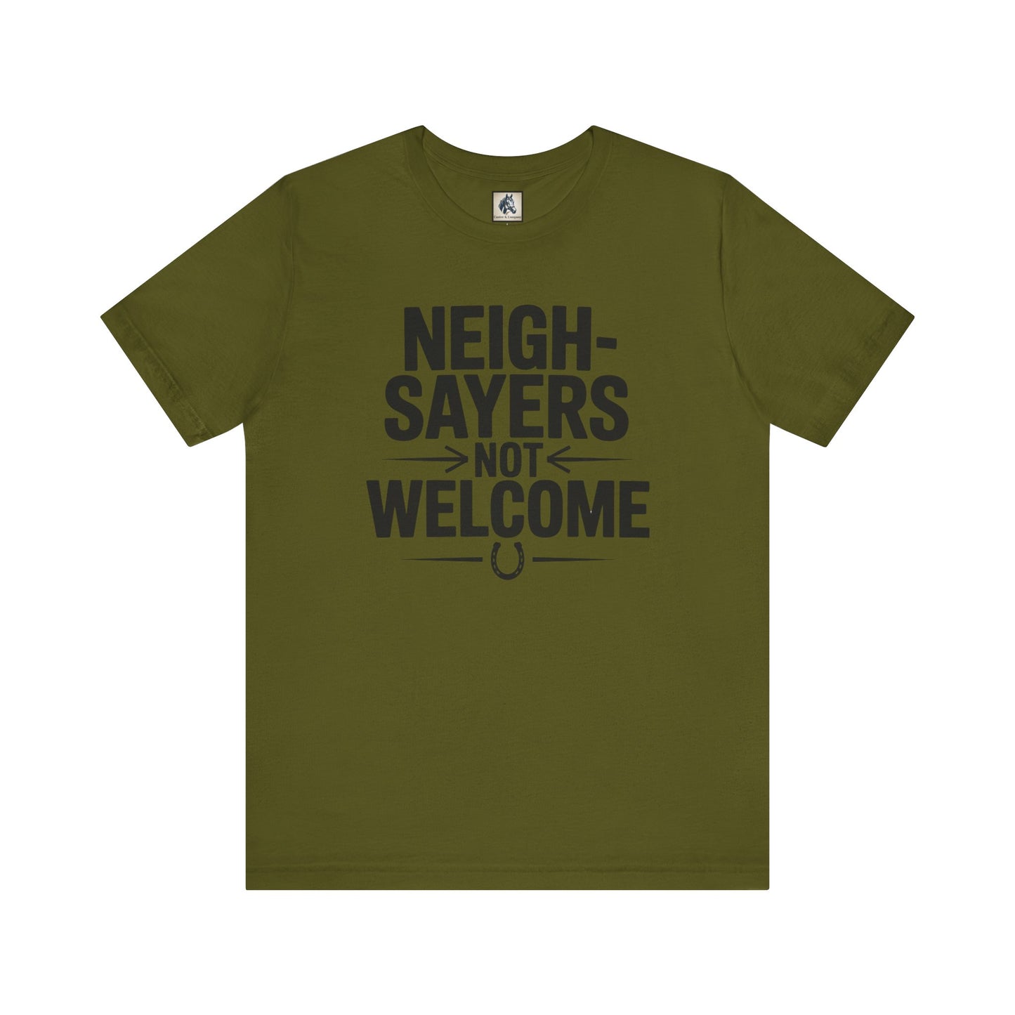 Neighsayers Not Welcome Tee, Unisex Horse Lover T-Shirt, Funny Equine Gift, Casual Farm Life Apparel, Equestrian Humor Top, Gift for [...]