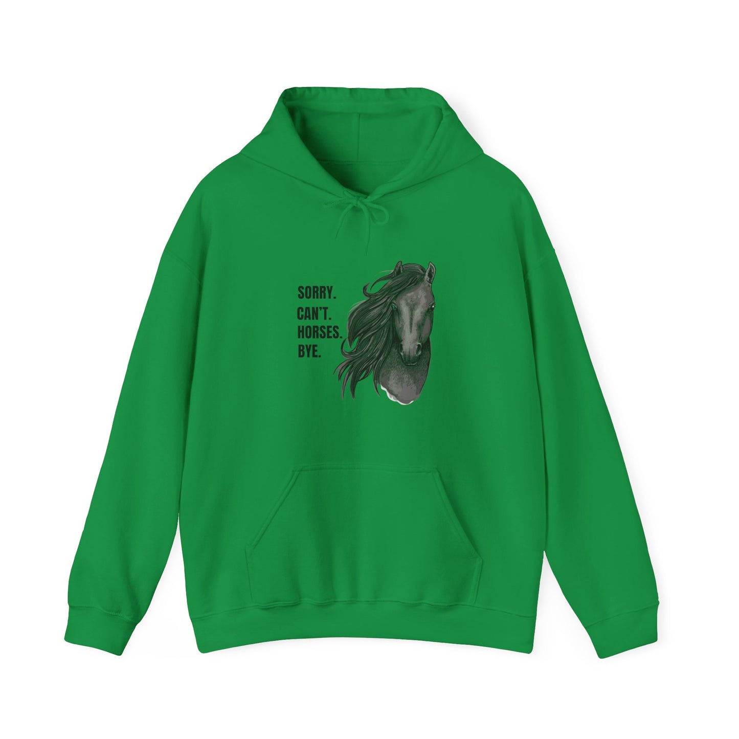 Horse Themed Funny Quote Hoodie