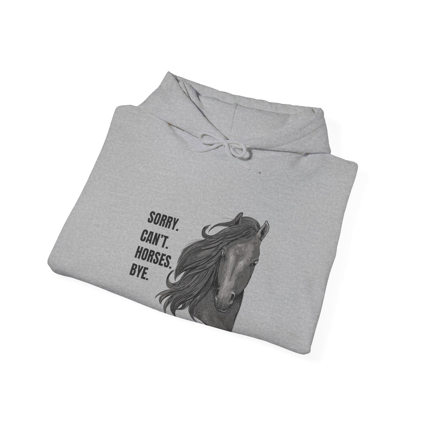 Horse Themed Funny Quote Hoodie