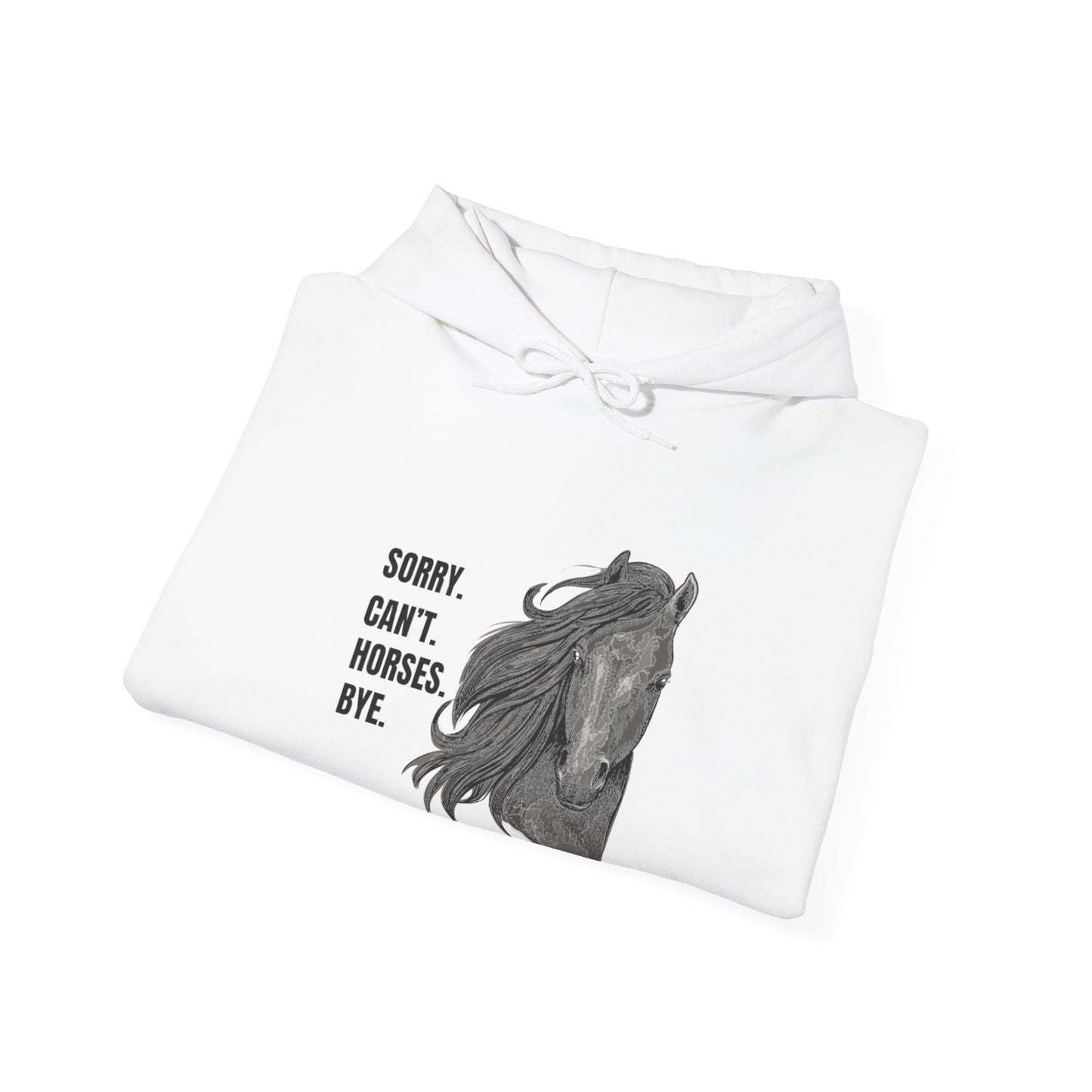 Horse Themed Funny Quote Hoodie