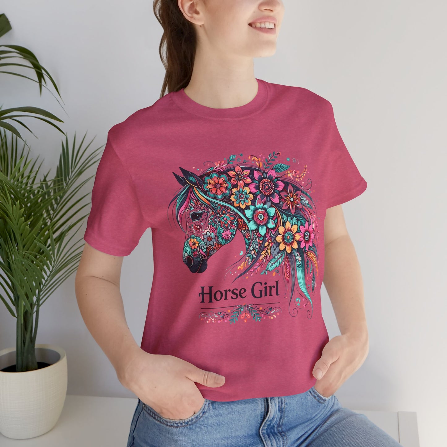 Horse Graphic Unisex Jersey Short Sleeve Tee