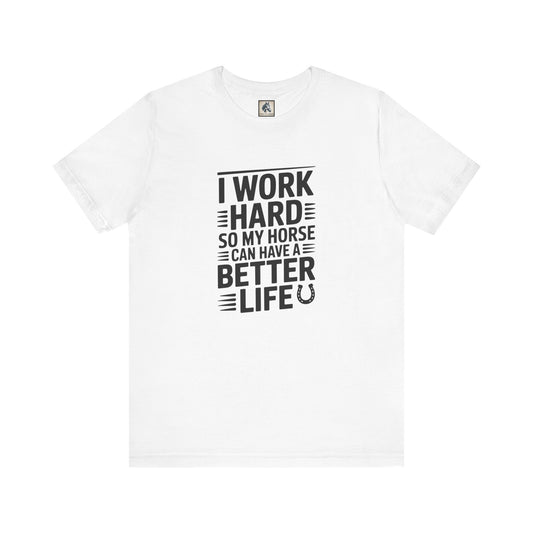 Horse Lover’s Inspirational Tee, Unisex Jersey Tee, Equestrian Gift, Farm Life Apparel, Motivational T-Shirt, Horse Enthusiast Shirt, [...]