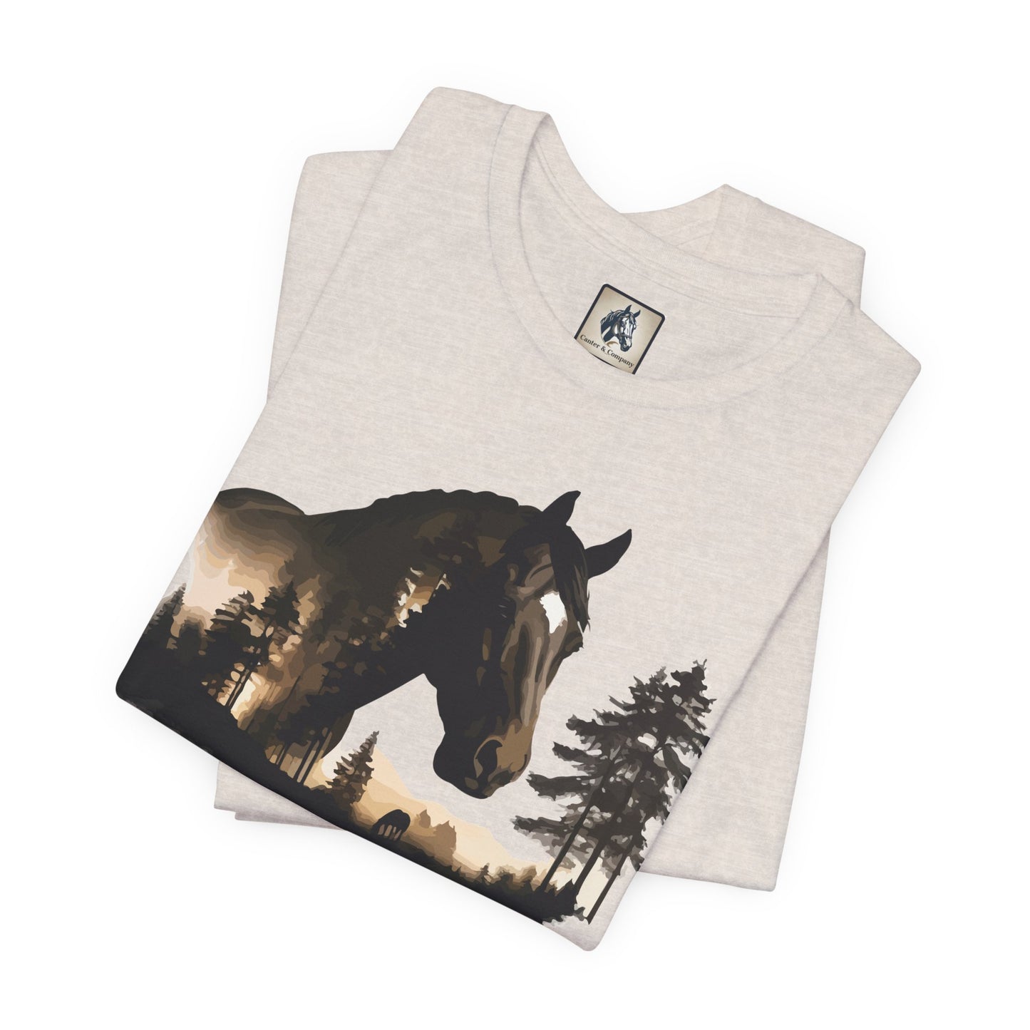 Horse Graphic Unisex Jersey Short Sleeve Tee